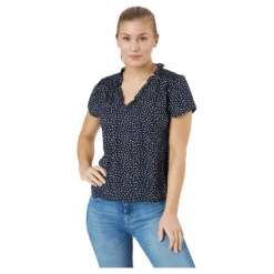 Onlsonja Life S/s V-neck Top P Night Sky
