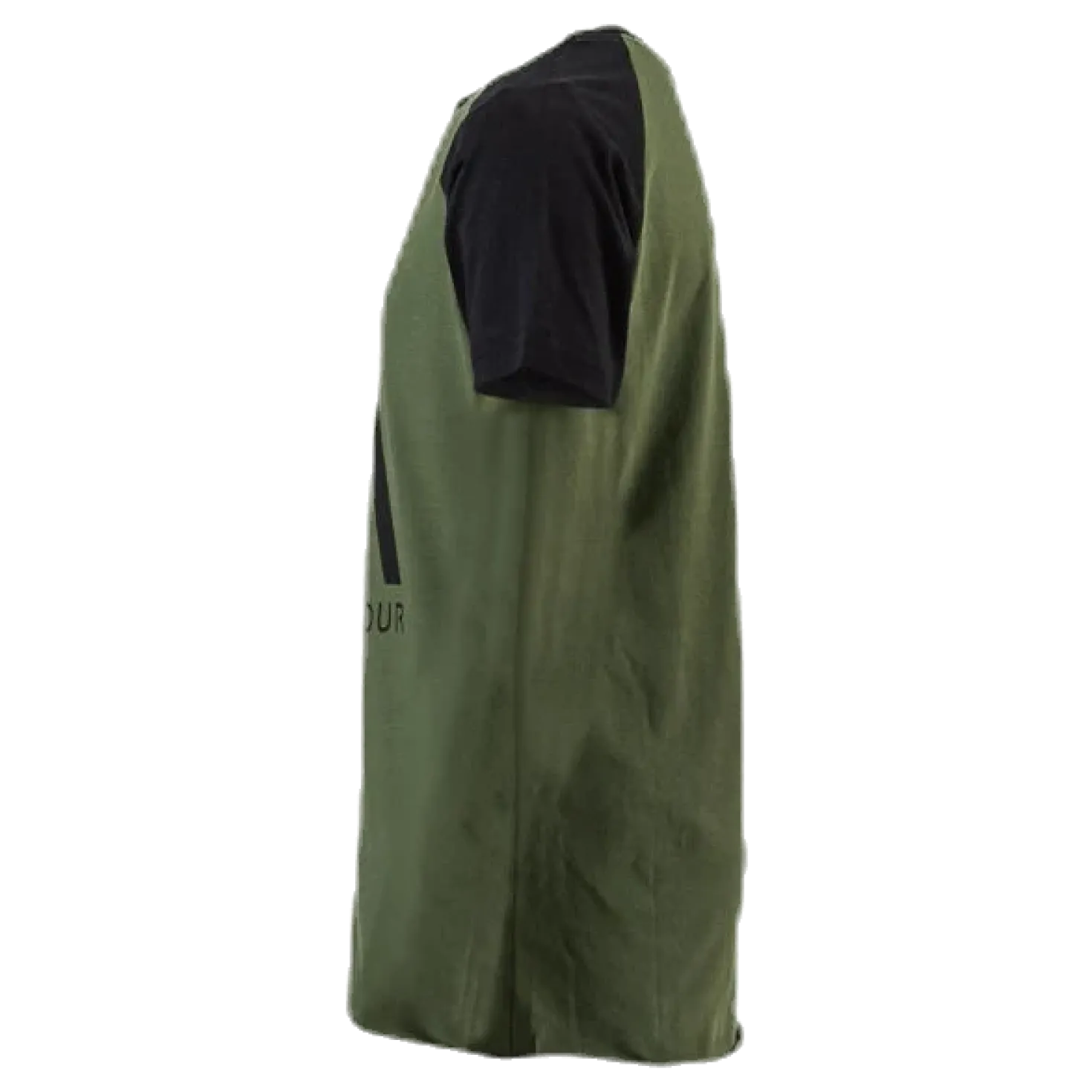 Organic Rag Tee Youth Black/Green