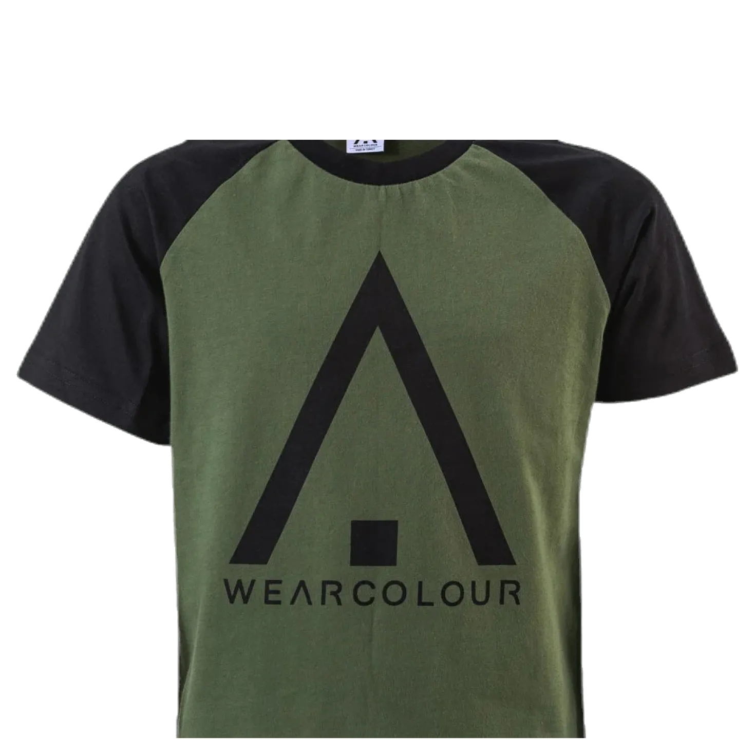 Organic Rag Tee Youth Black/Green