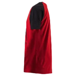 Organic Rag Tee Youth Black/Red