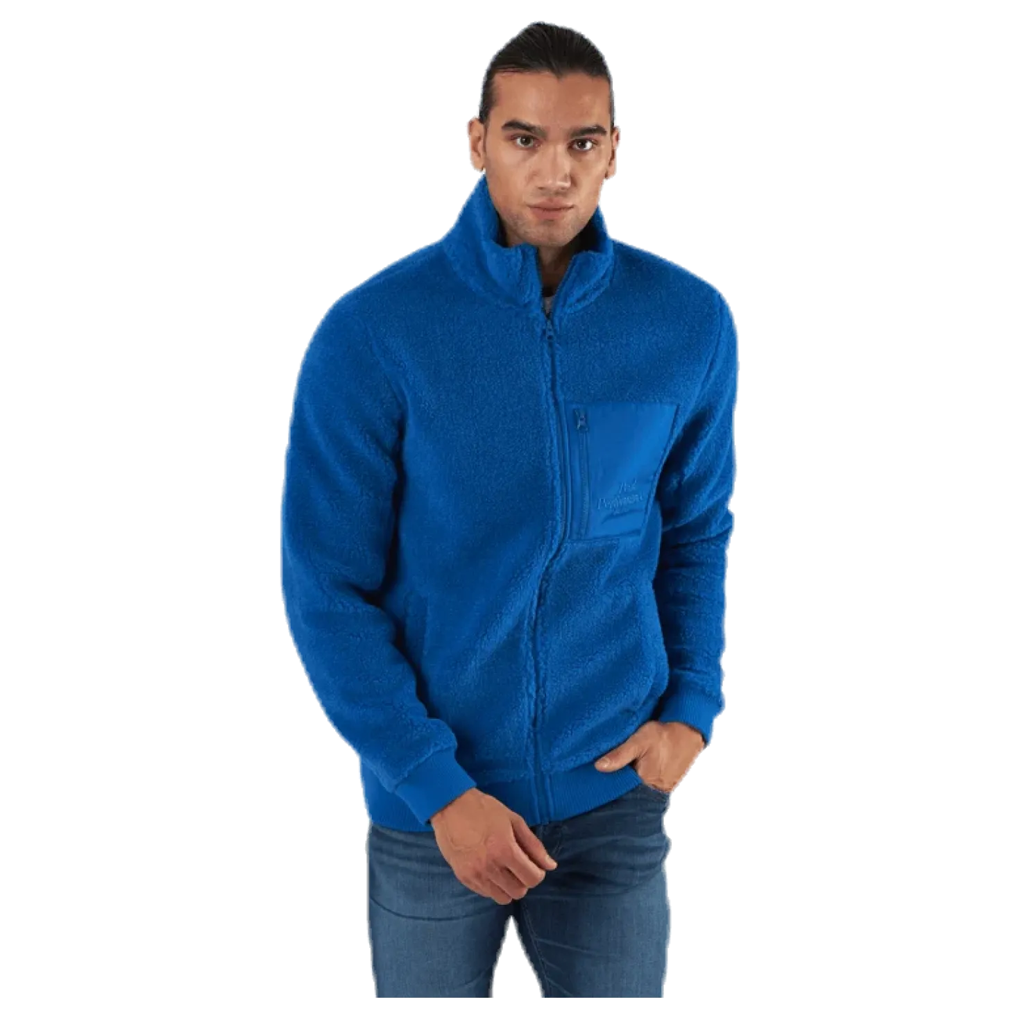 Original Pile Zip Jacket Blue