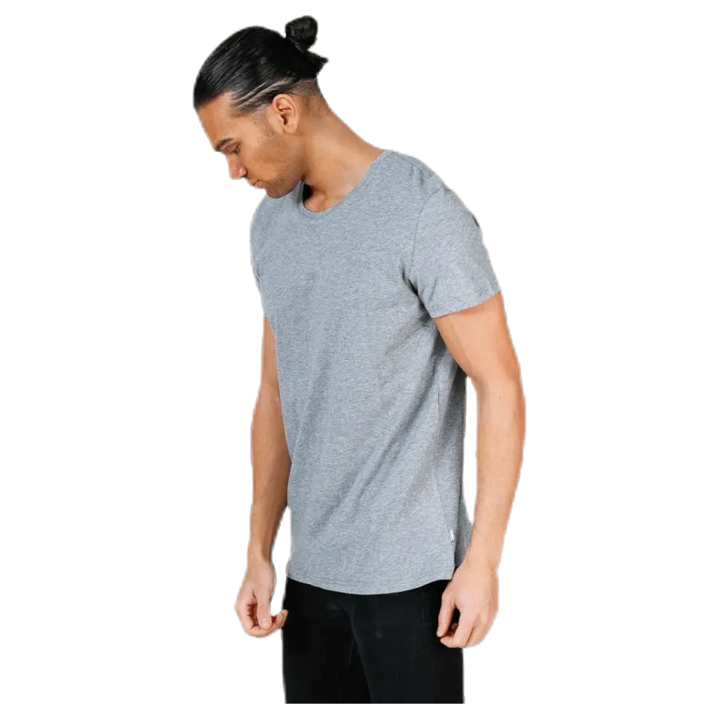 Original R-Neck Tee Grey
