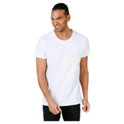 Original R-Neck Tee No 3 White