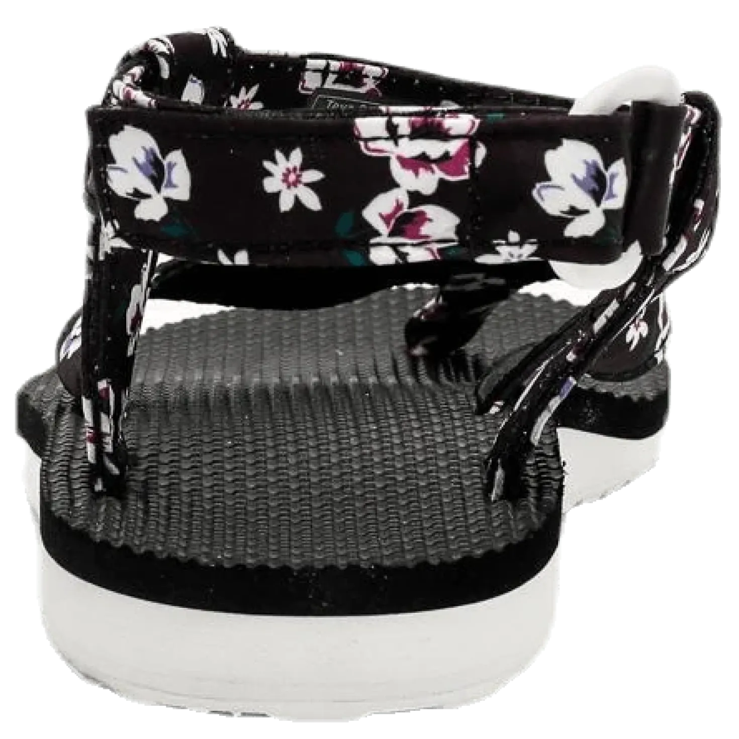 Original Sandal Floral Satin Patterned/Black
