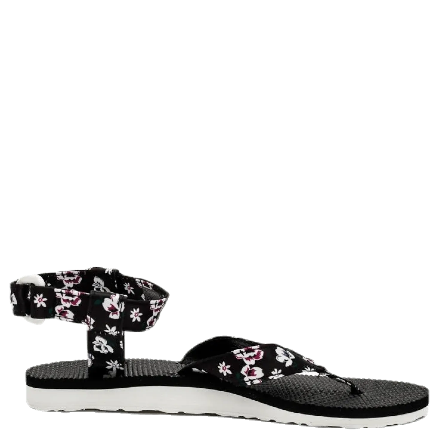 Original Sandal Floral Satin Patterned/Black