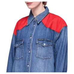 Oversized Foundation Shirt Blue