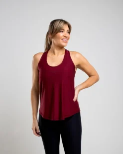 Pace Tank Top Burgundy
