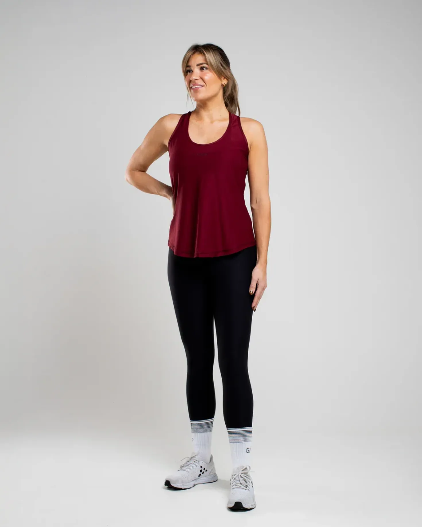 Pace Tank Top Burgundy