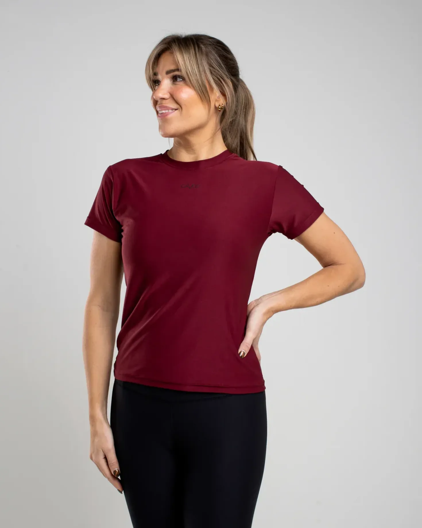 Pace Tee Burgundy
