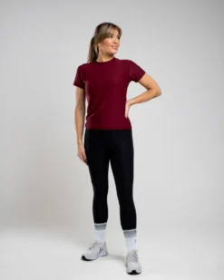 Pace Tee Burgundy