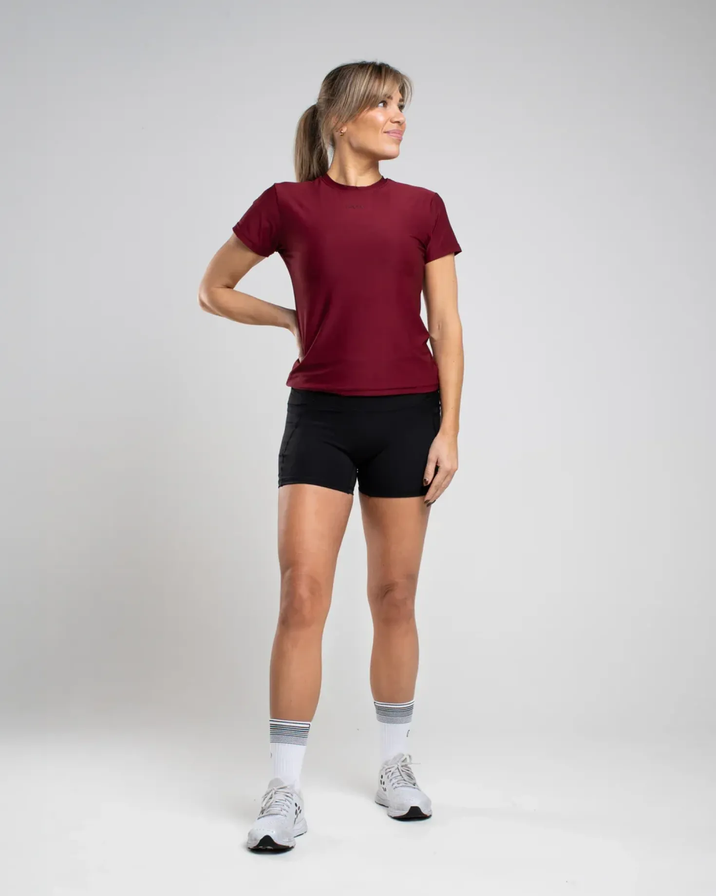 Pace Tee Burgundy