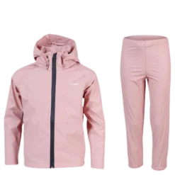 Packable Rain Set Youth Pink