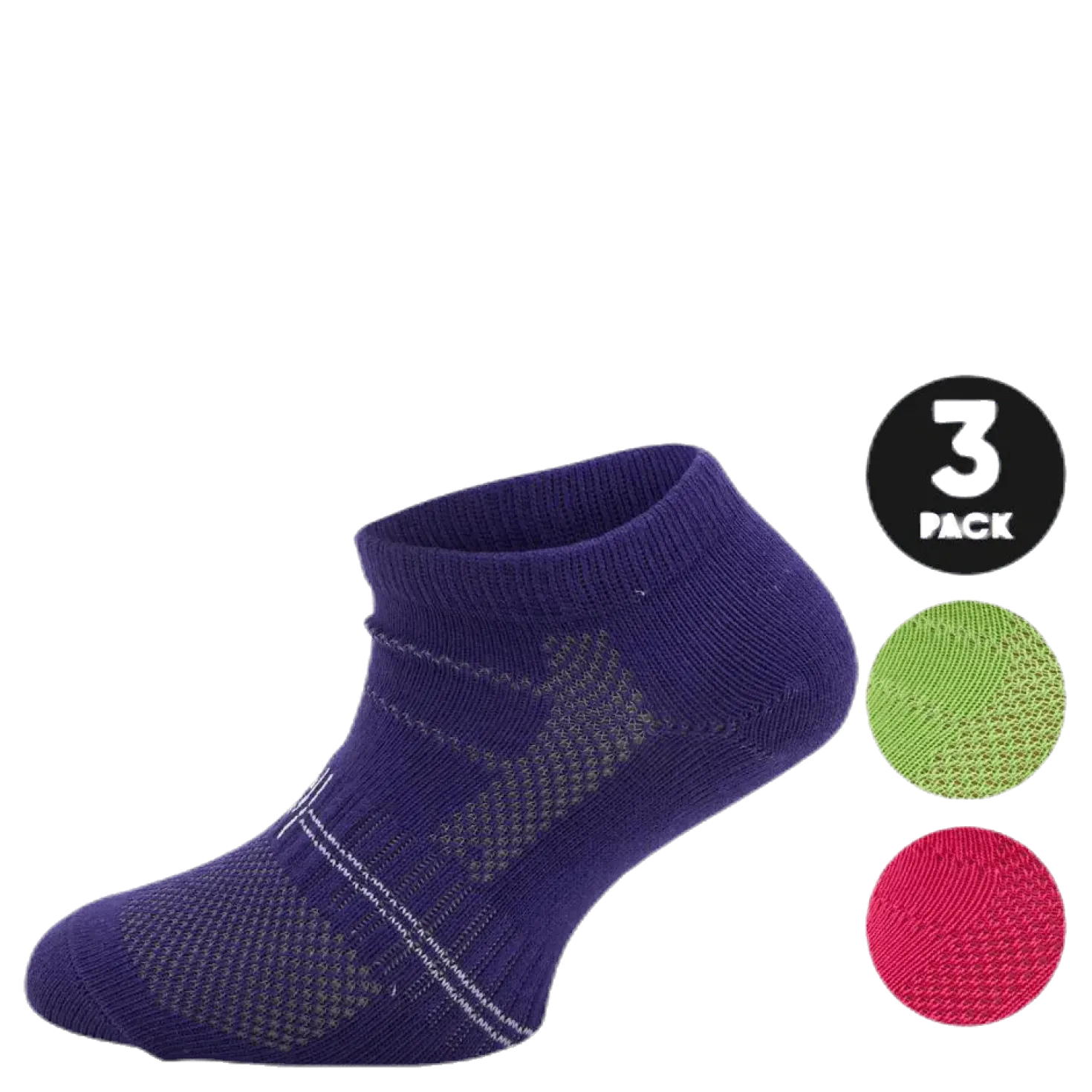 3-Pack Basic Socks - Yogi Green