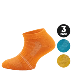 3-Pack Basic Socks - Yogi Orange