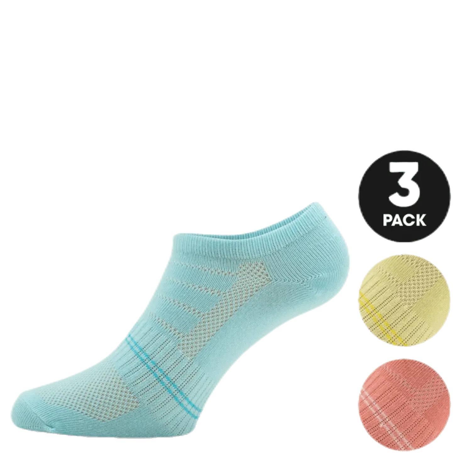 3-Pack Basic Socks - Yogi Pink