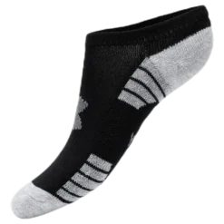 3-Pack Heatgear No Show Jr Black