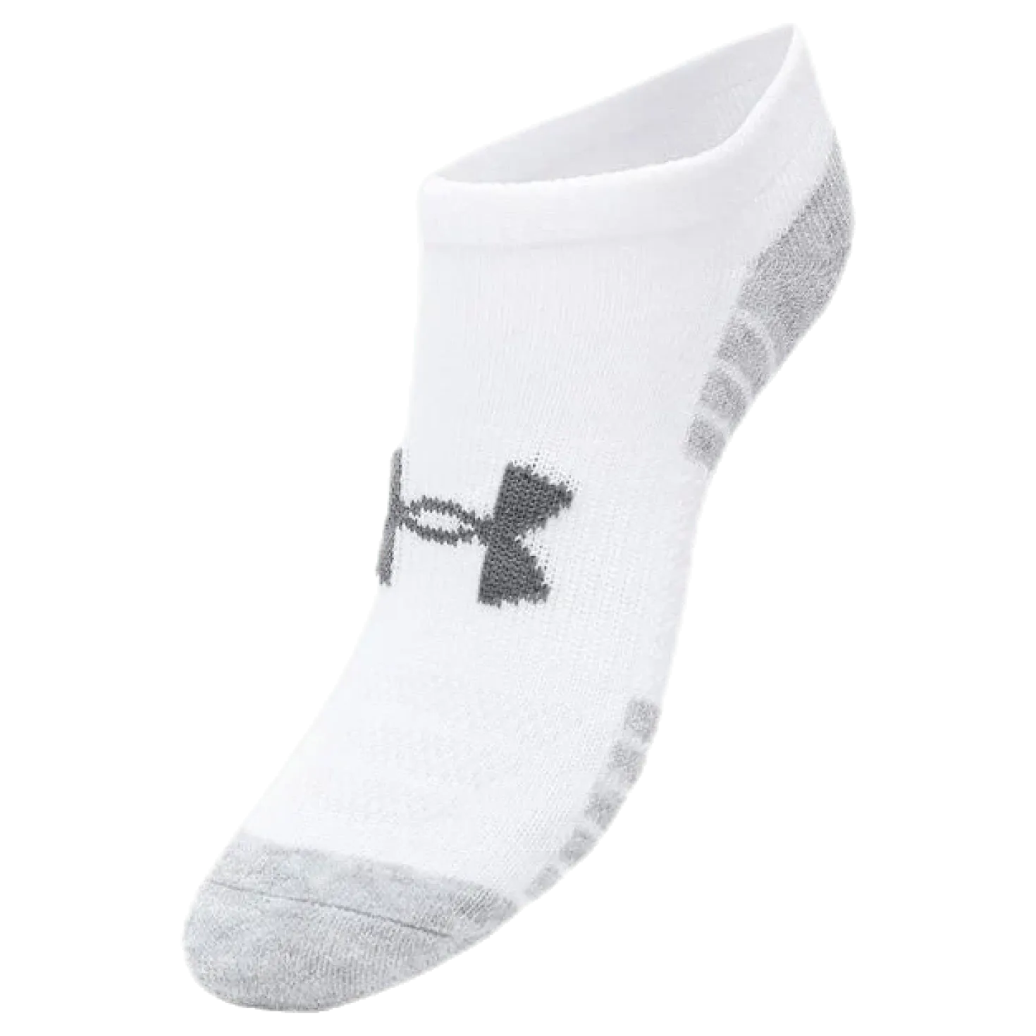 3-Pack Heatgear No Show Jr White