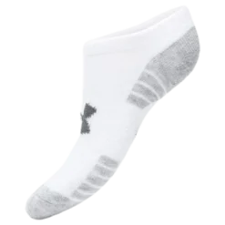 3-Pack Heatgear No Show Jr White
