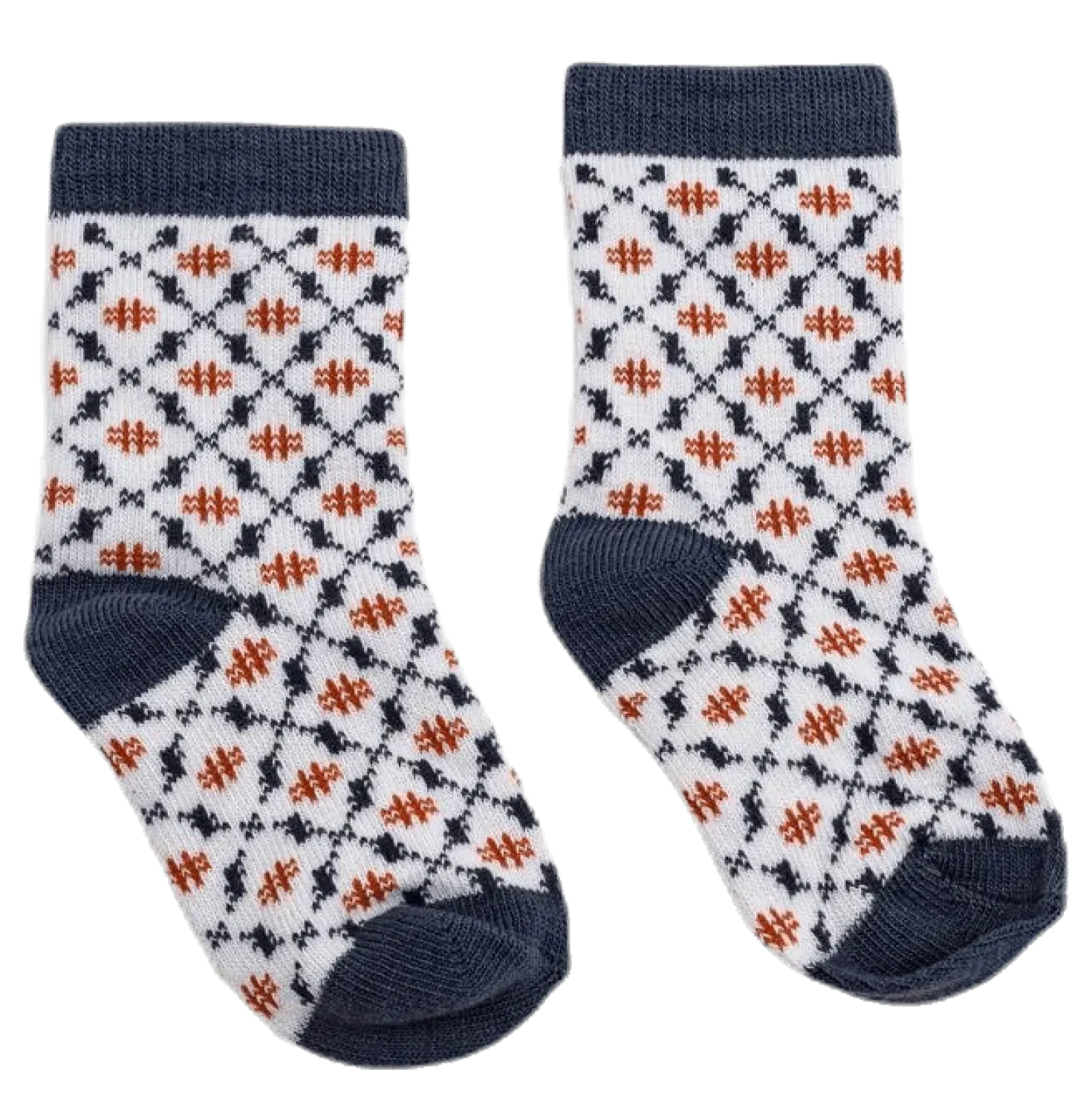 4-Pack Infant Wool Socks Blue