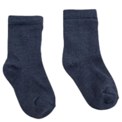 4-Pack Infant Wool Socks Blue