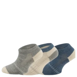 3-Pack Kids Basic Socks - Yogi Blue/Grey