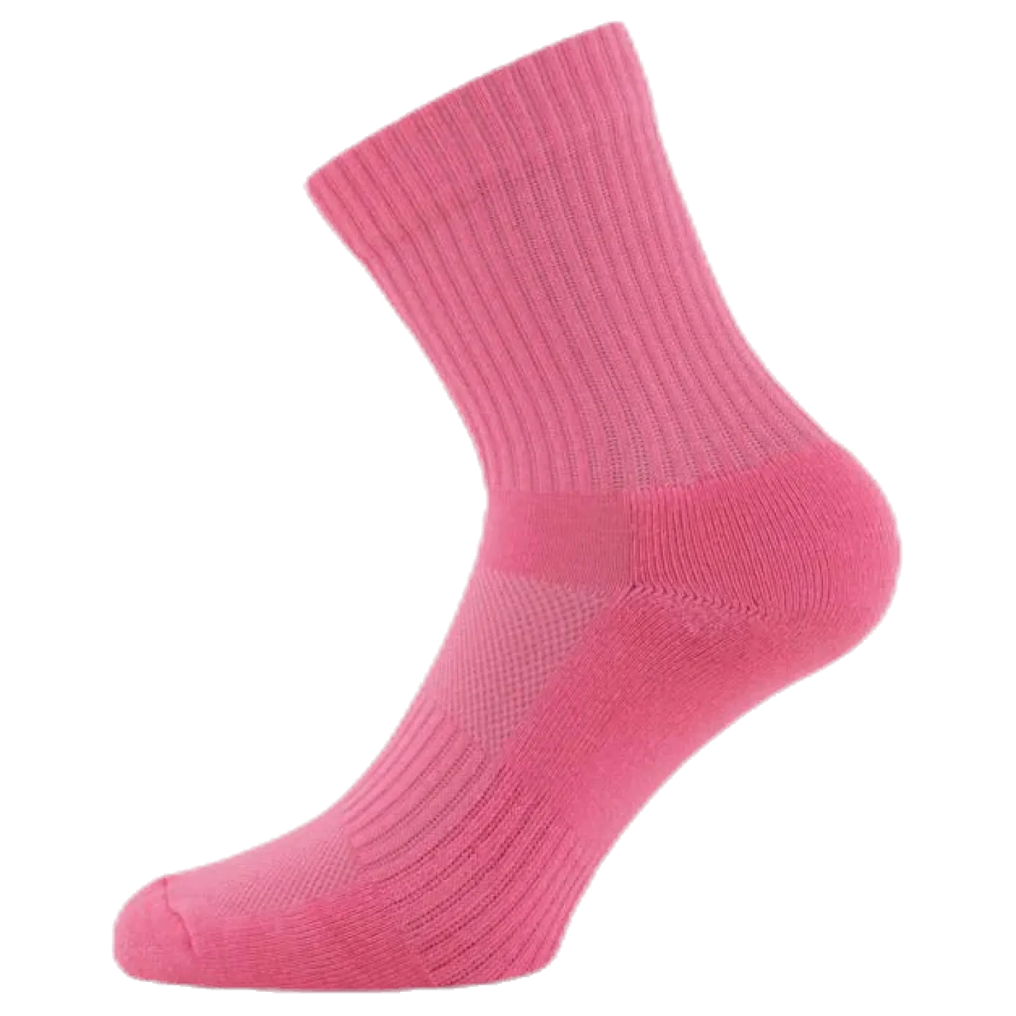 2-Pack Kids Basic Sport Socks - Alvin Pink/White