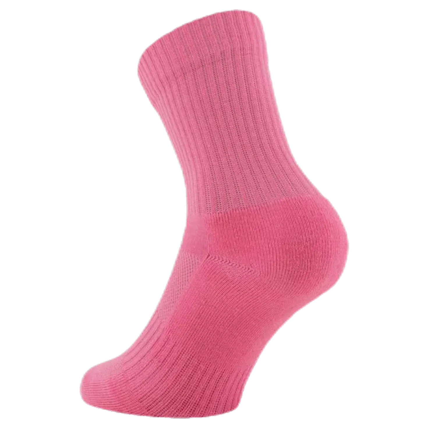 2-Pack Kids Basic Sport Socks - Alvin Pink/White