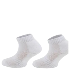 2-Pack Kids Basic Sport Socks - Alvin White