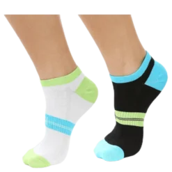 2-pack Lady Low-cut Blue/Grey