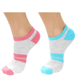 2-pack Lady Low-cut Pink/Grey