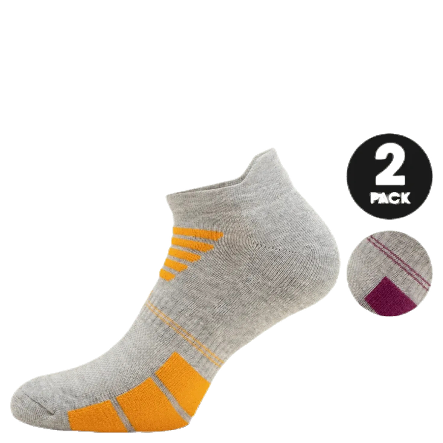 2-Pack Low-Cut Socks - Lucy Grey