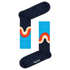 4-pack Navy Socks Gift Set Burgundy