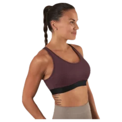 Padded Crossback Bra Purple