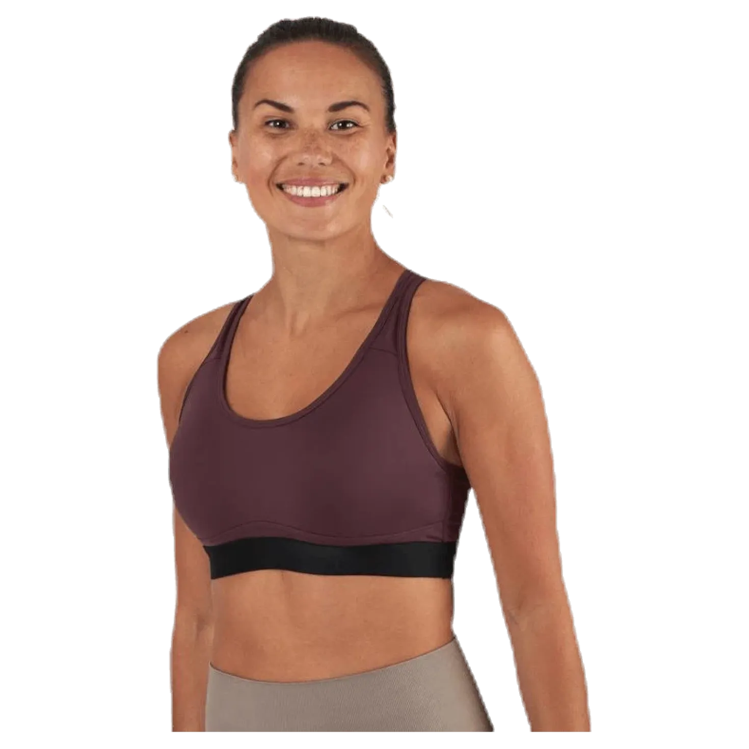 Padded Crossback Bra Purple