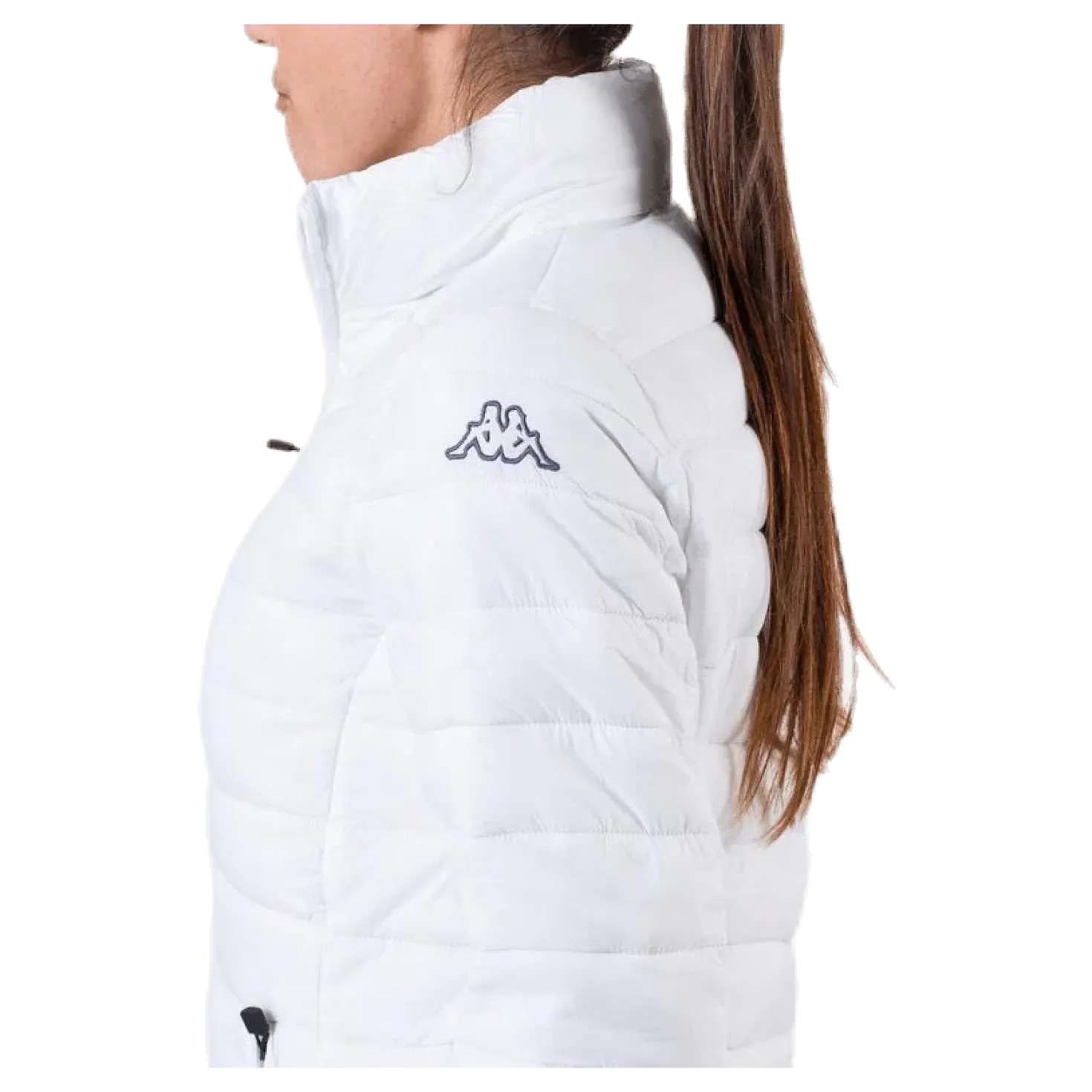 Padded Jacket Long Logo Avera White