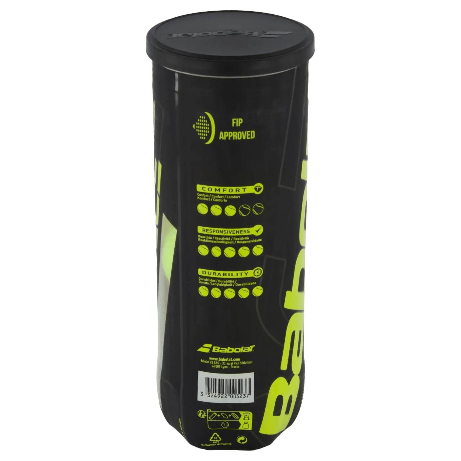 Padel Ace 3-pack Yellow