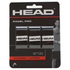 Padel Pro 3 Pcs Pack Black