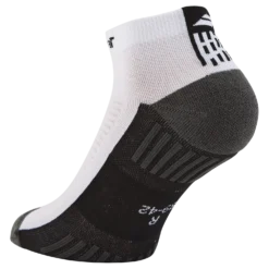 Padel Quarter Socks White Black