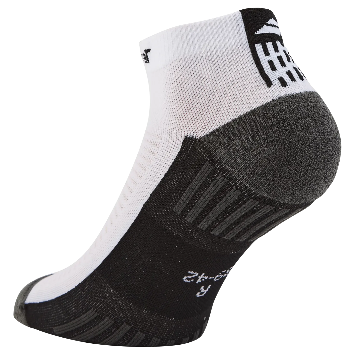 Padel Quarter Socks White Black