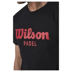 Padel Scrpt Tee Black