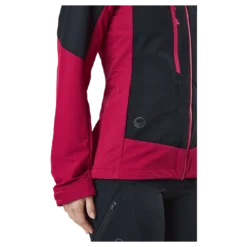 Pallas W Ii Warm Hybrid Jacket Cerise Pink - Black