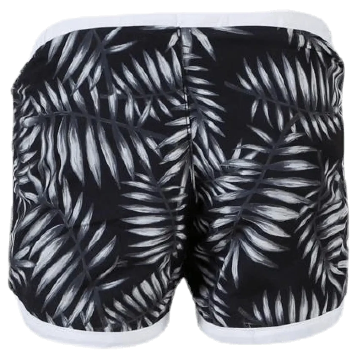 Palm Swim Diaper Shorts Black