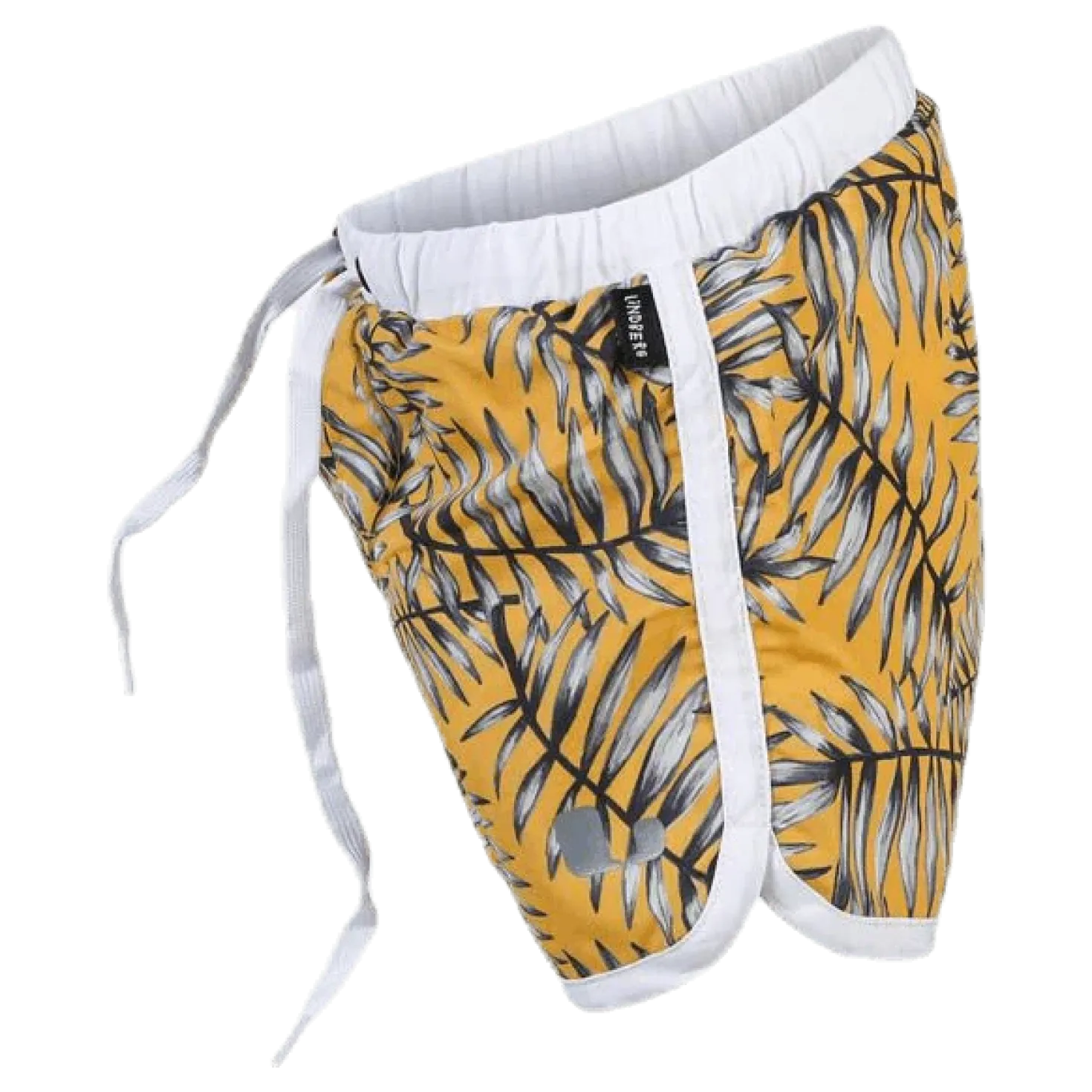 Palm Swim Diaper Shorts Yellow