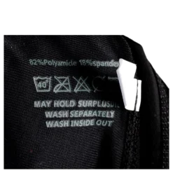 8 Panels Proof Short Bib Black