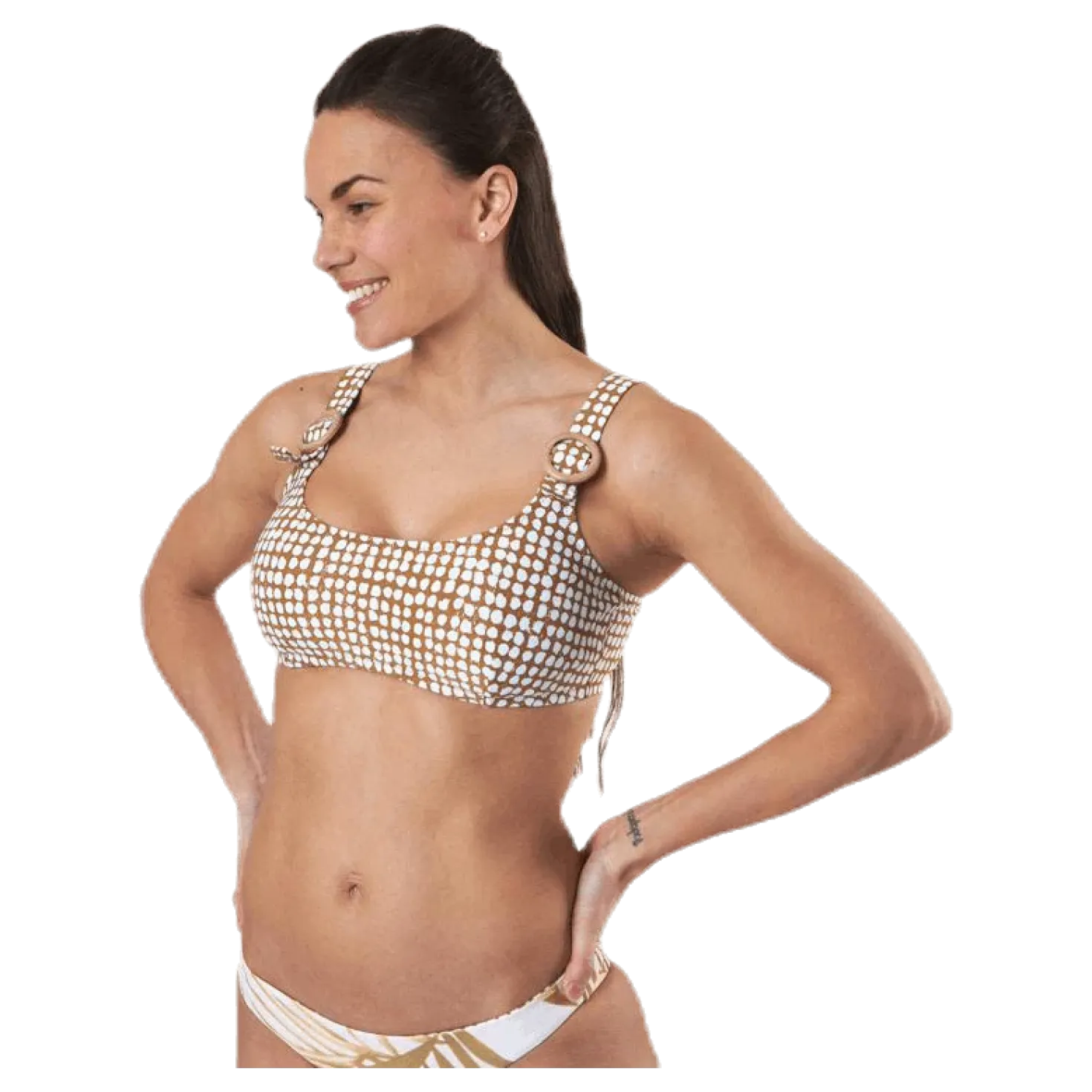 Paradise Cove Crop Top Gold