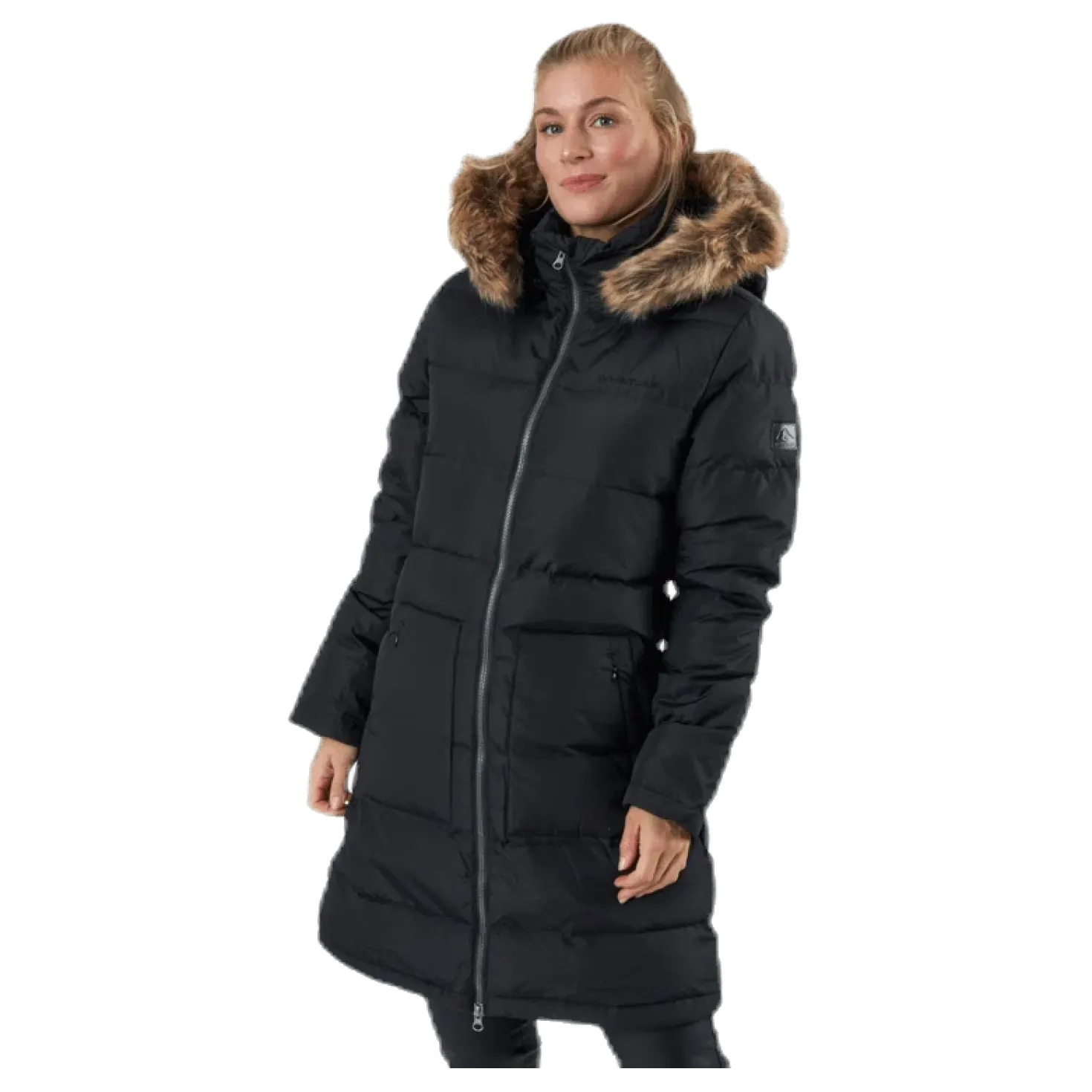 Paranaque Long Down Parka Jacket Black
