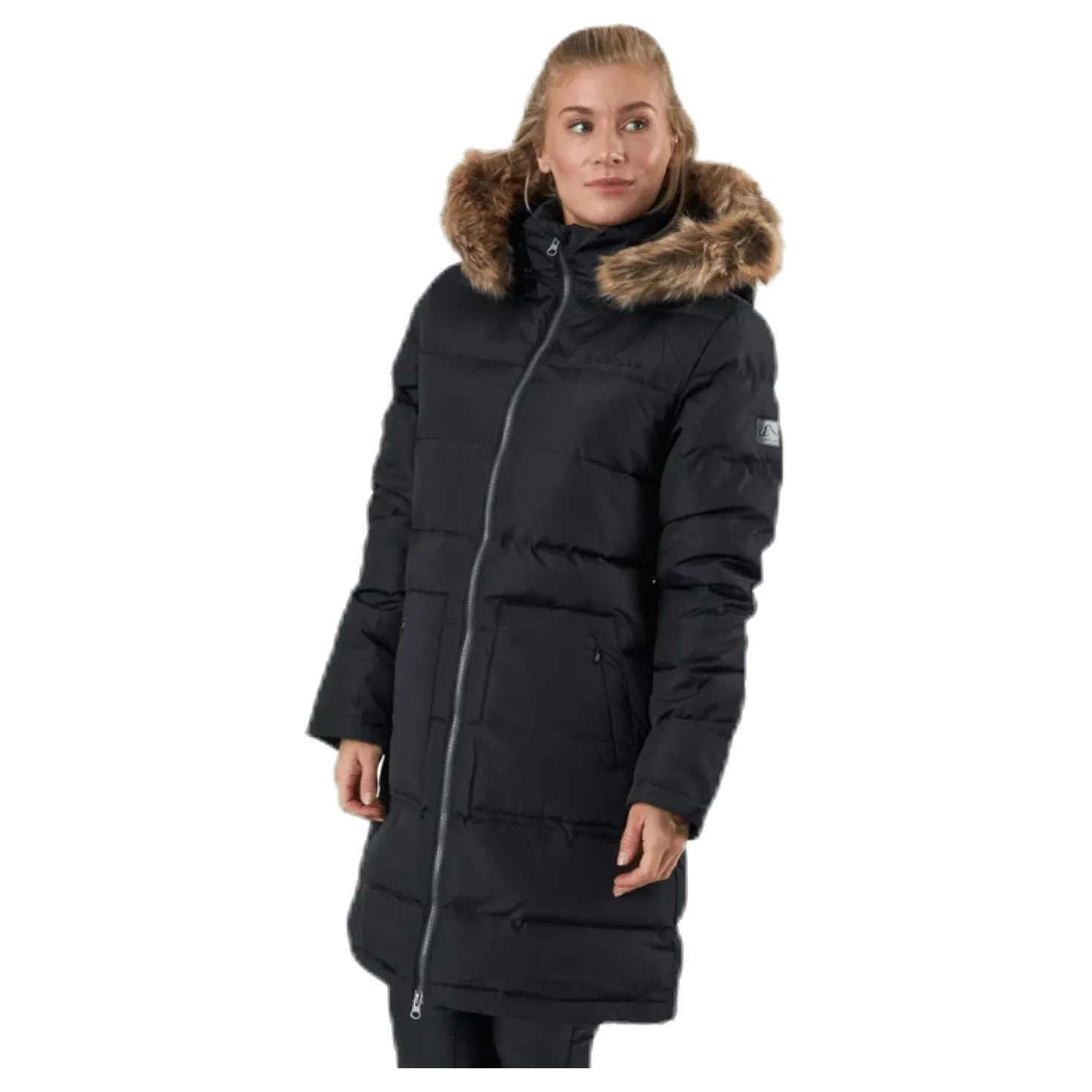Paranaque Long Down Parka Jacket Black