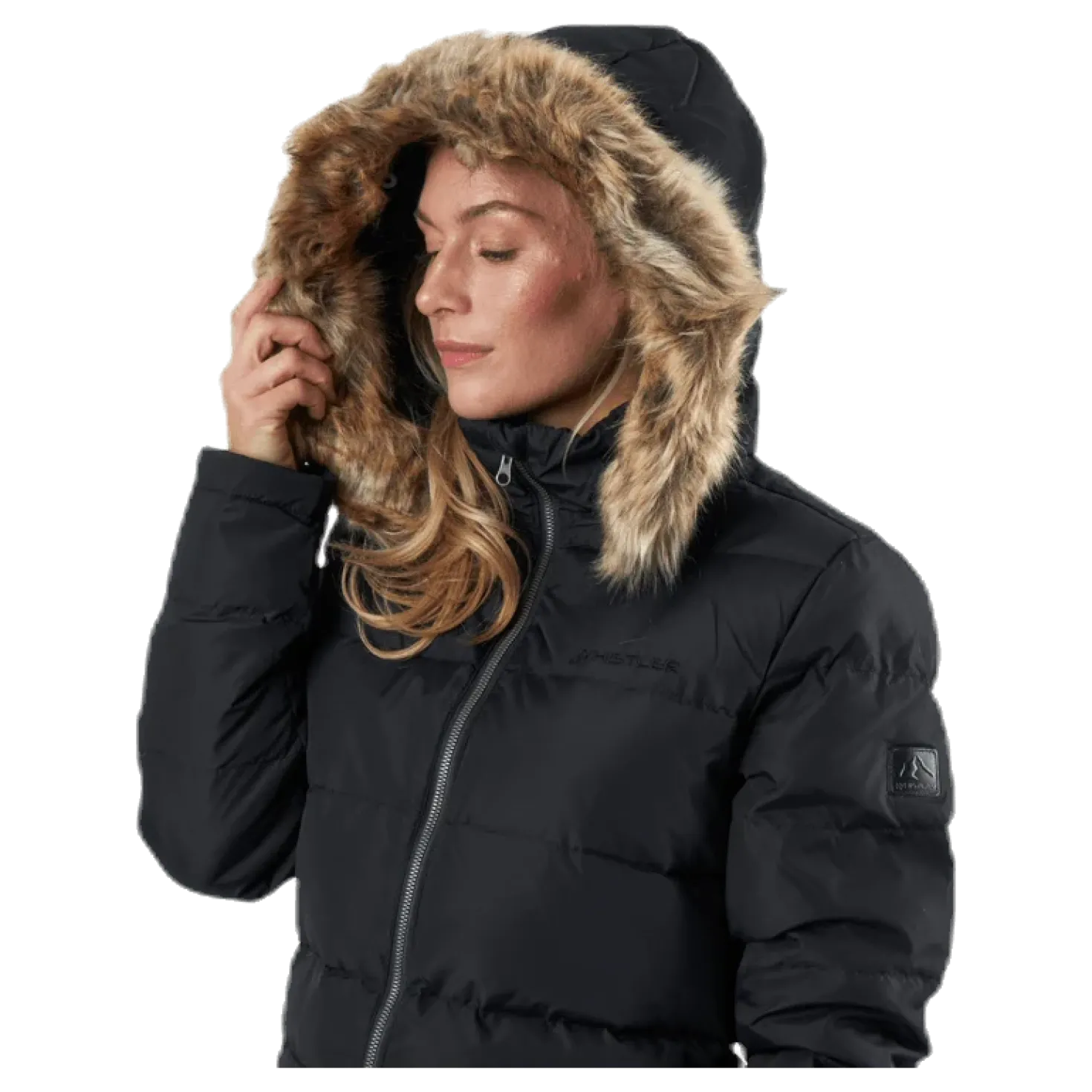 Paranaque Long Down Parka Jacket Black