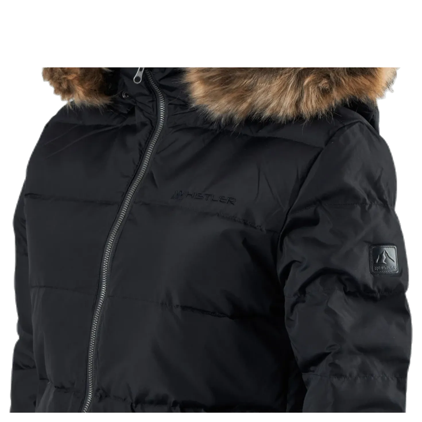 Paranaque Long Down Parka Jacket Black
