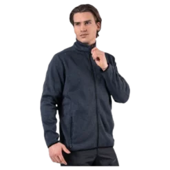 Pareman Melange Fleece Jacket Grey